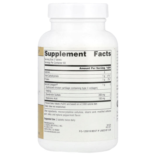 Source Naturals Skin Eternal Hyaluronic Acid, 120 Tablets - view 2