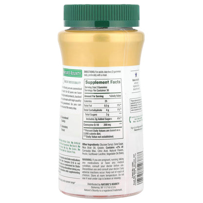 Nature's Bounty CoQ-10 Gummies Peach Mango 60 Gummies (100 mg per Gummy) - view 2