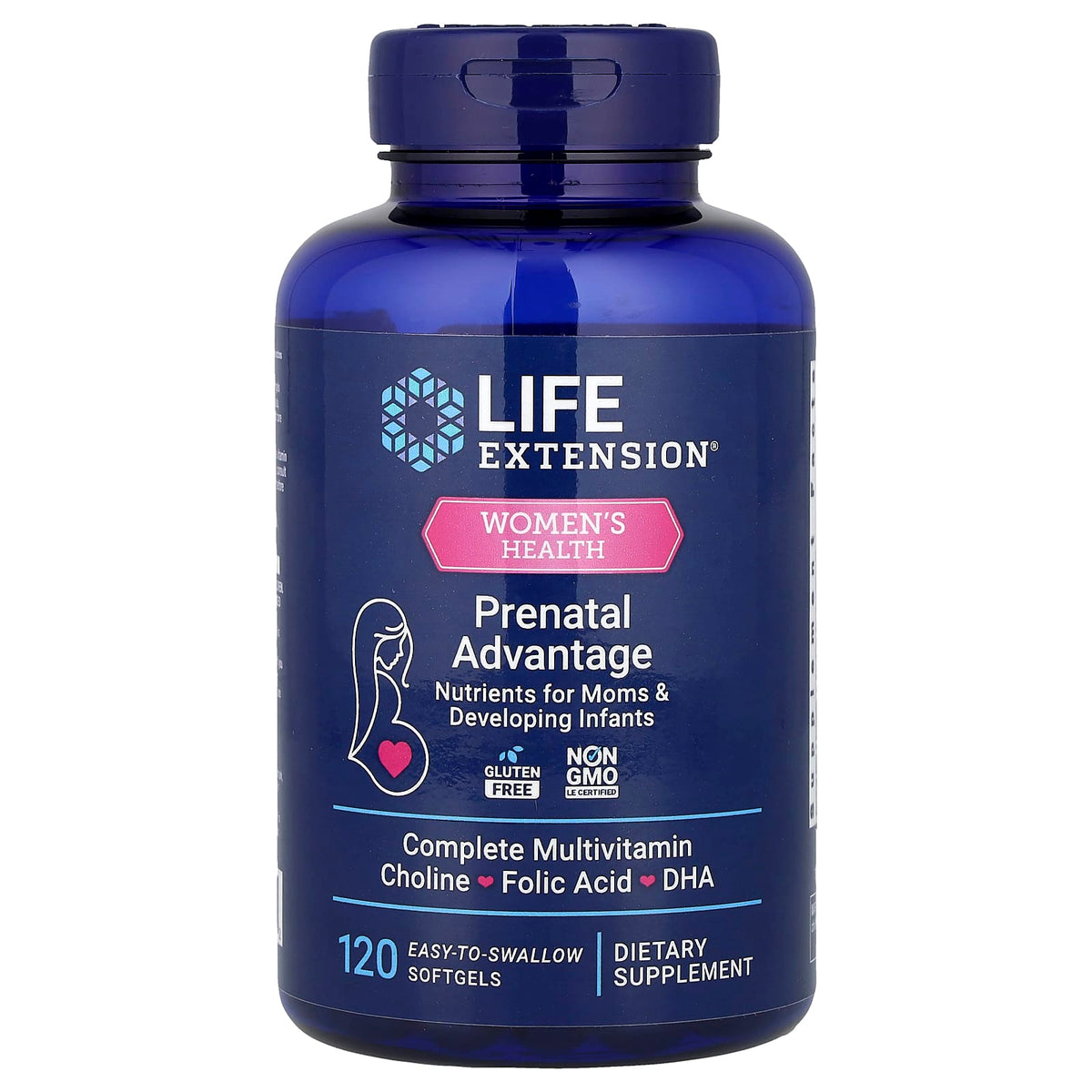 Life Extension Prenatal Advantage, 120 Easy-To-Swallow Softgels
