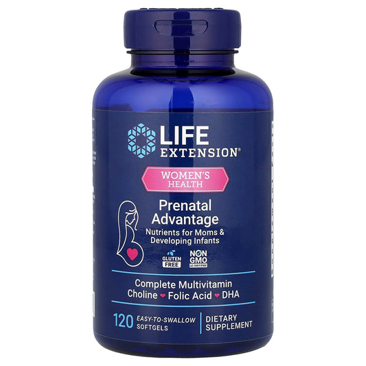 Life Extension Prenatal Advantage, 120 Easy-To-Swallow Softgels