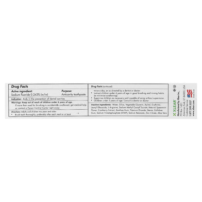 Xlear Spry Toothpaste with Fluoride, Spearmint, 141 g - view 3