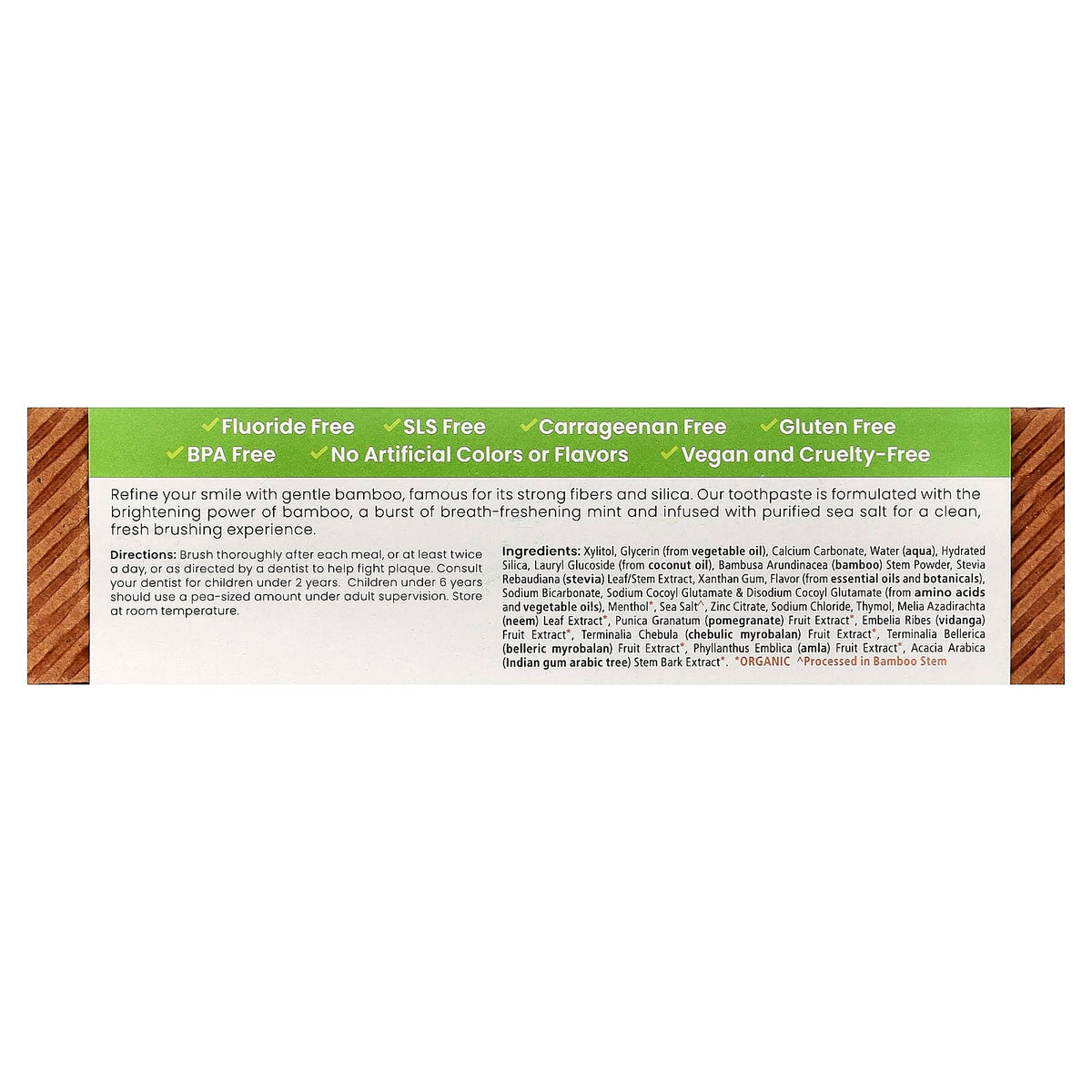 Himalaya Whitening Antiplaque Toothpaste, Bamboo and Sea Salt, Mint, 113 g - view 3
