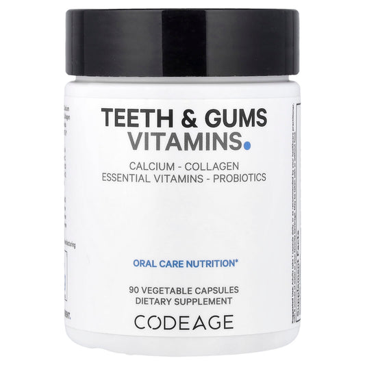 Codeage Teeth & Gums Vitamins, 90 Vegetable Capsules