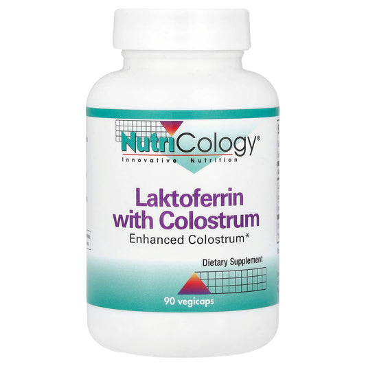 Nutricology Laktoferrin with Colostrum, 90 Vegicaps
