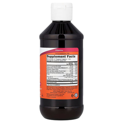 NOW Foods Liquid B-12, 237 ml (8 fl oz) - view 2