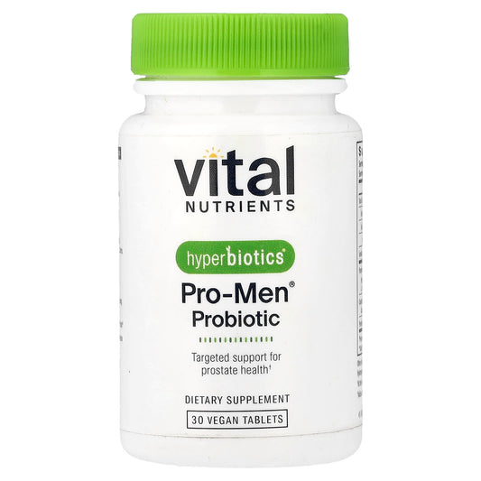 Vital Nutrients Hyperbiotics Pro-Men Probiotic 30 Vegan Tablets
