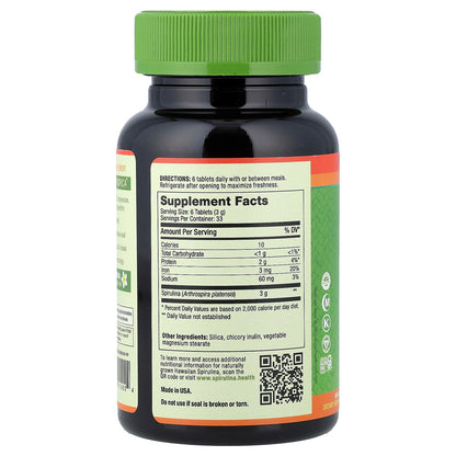Nutrex Hawaii Pure Hawaiian Spirulina, 500 mg, 200 Tablets - view 2