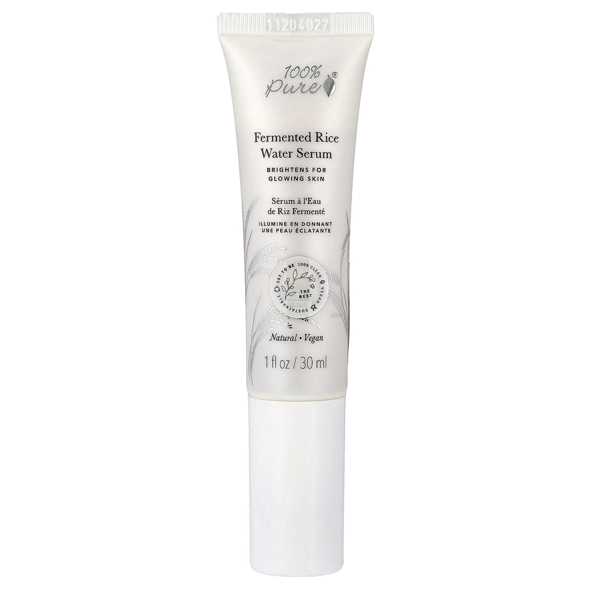 100% Pure Fermented Rice Water Serum 30 ml — product view
