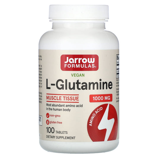 Jarrow Formulas L-Glutamine 1,000 mg, 100 Tablets