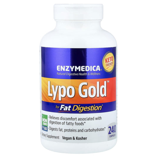 Enzymedica Lypo Gold, 240 Capsules