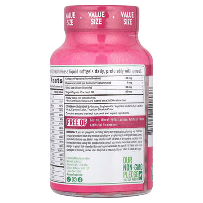 Nature's Truth Hair, Skin & Nails with Biotin, Superior Strength, 250 Softgels - view 3