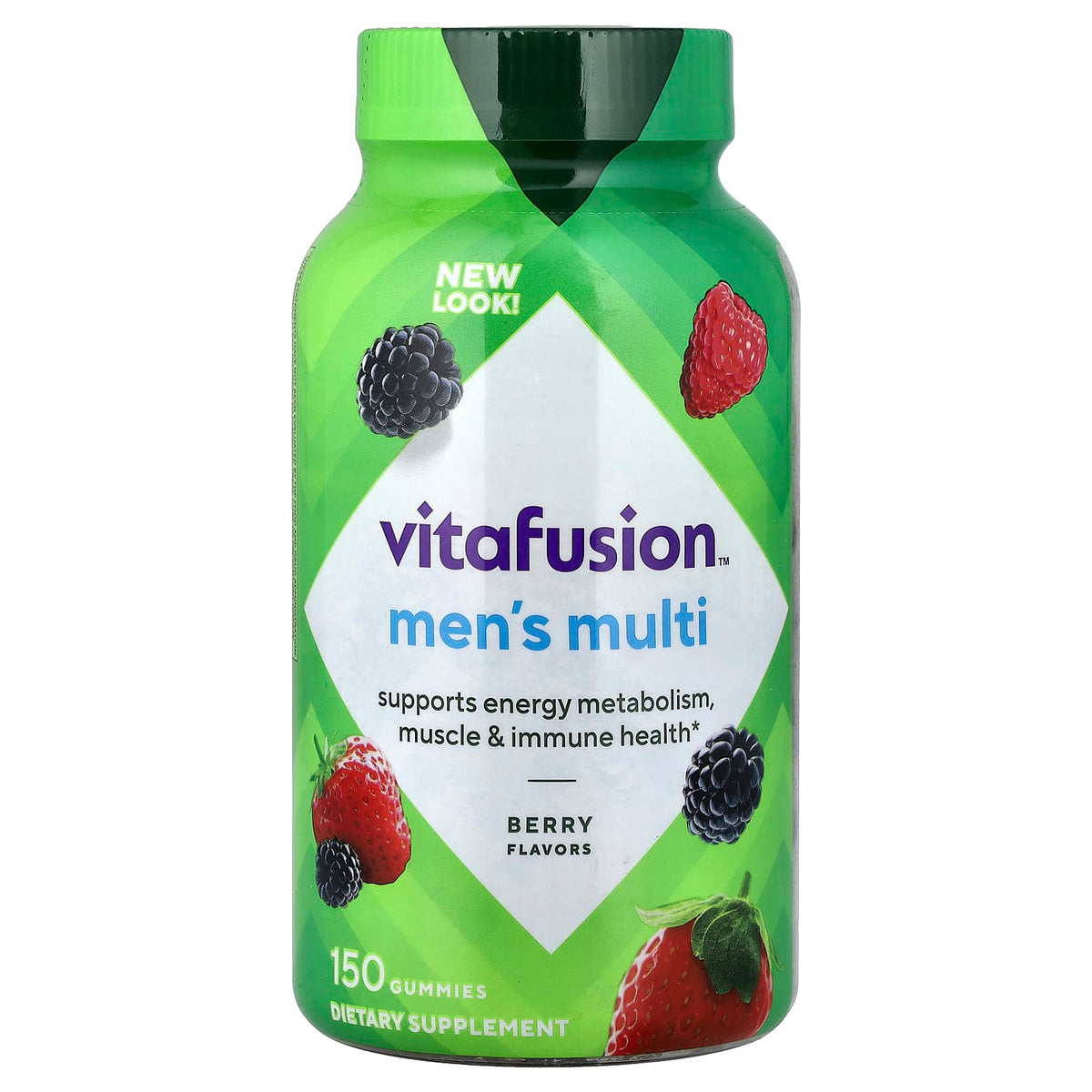 vitafusion Men's Multi Gummies, Berry, 150 Gummies