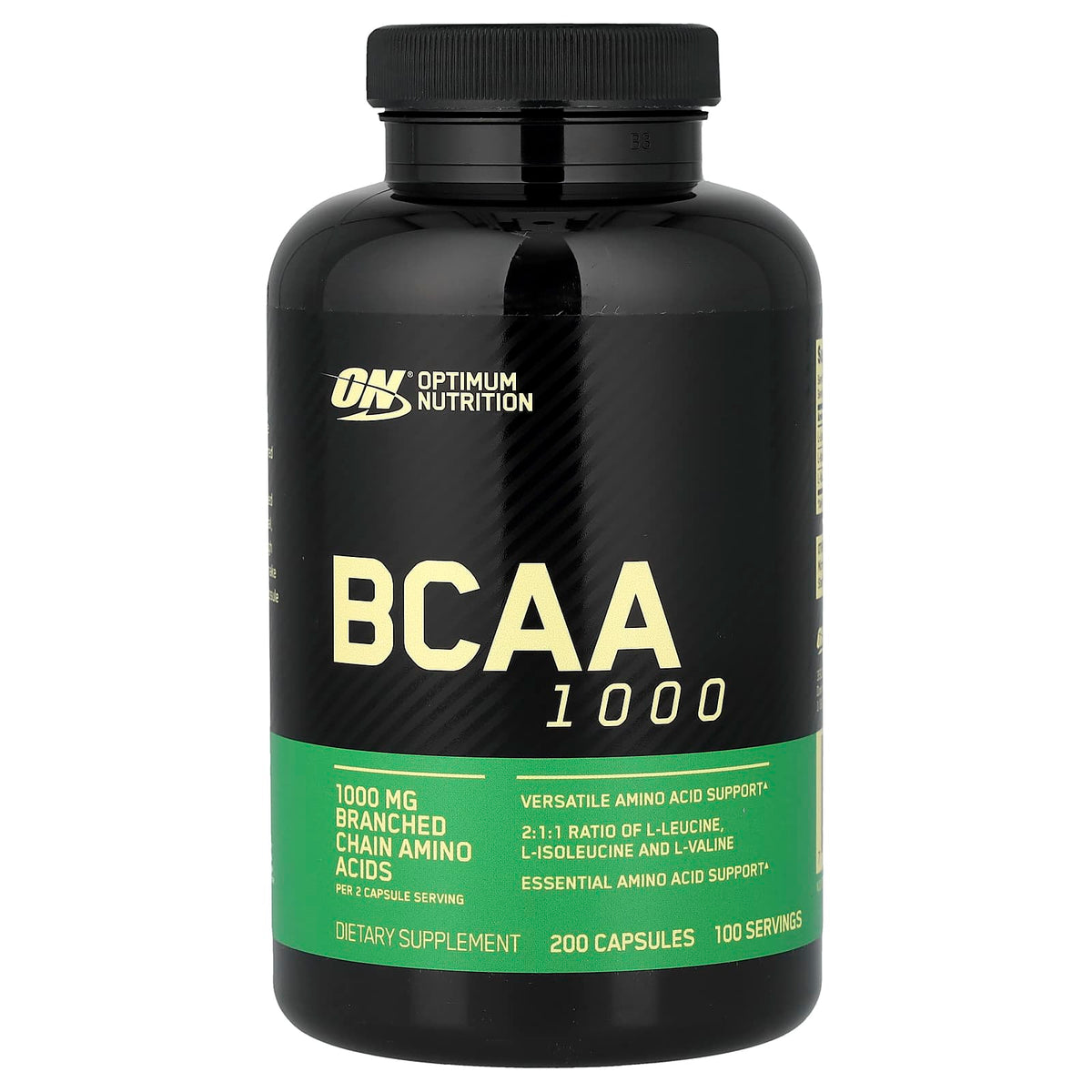 Optimum Nutrition BCAA 1000, 200 Capsules