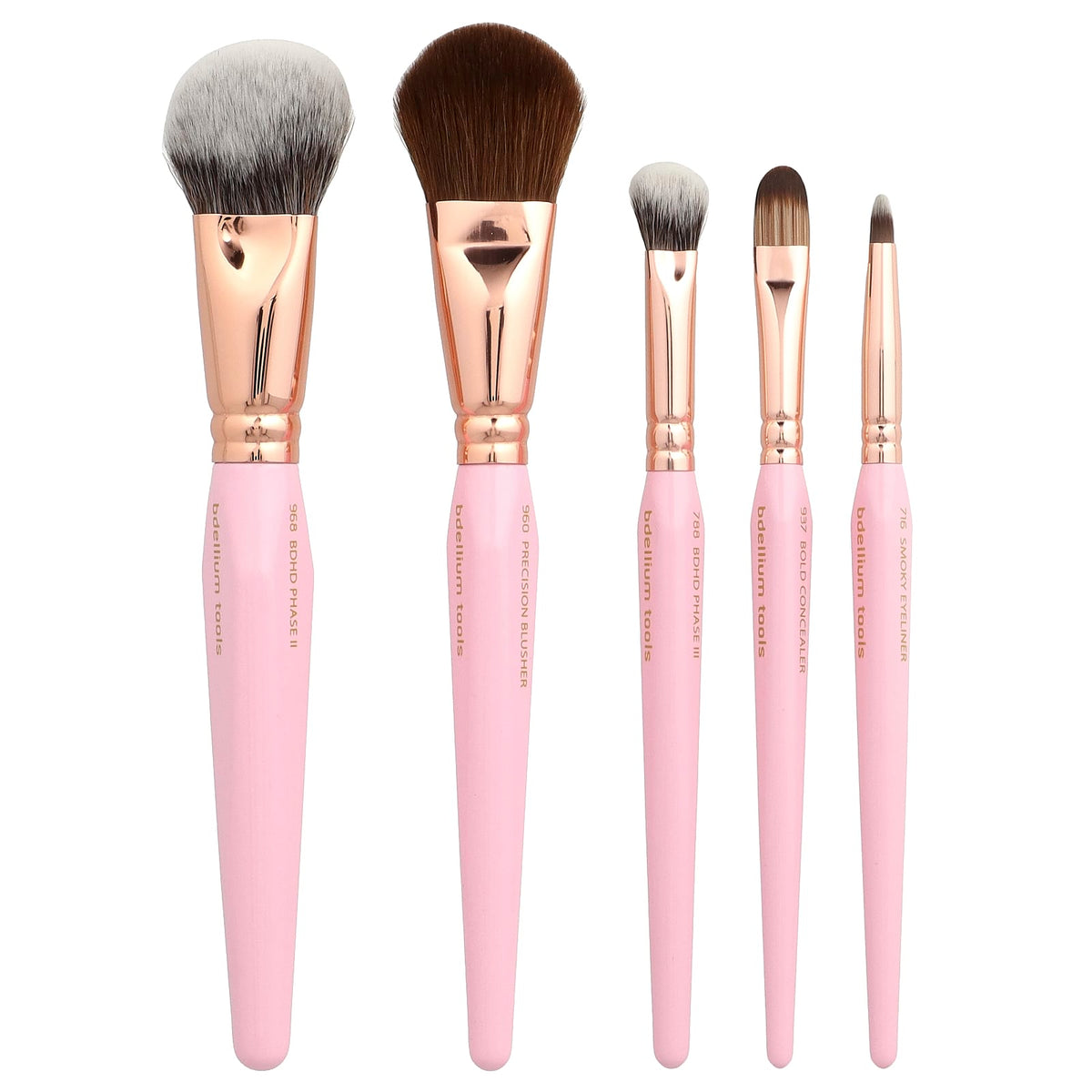 Bdellium Tools Face and Eyes Makeup Brush Set, 5 Brushes — product view