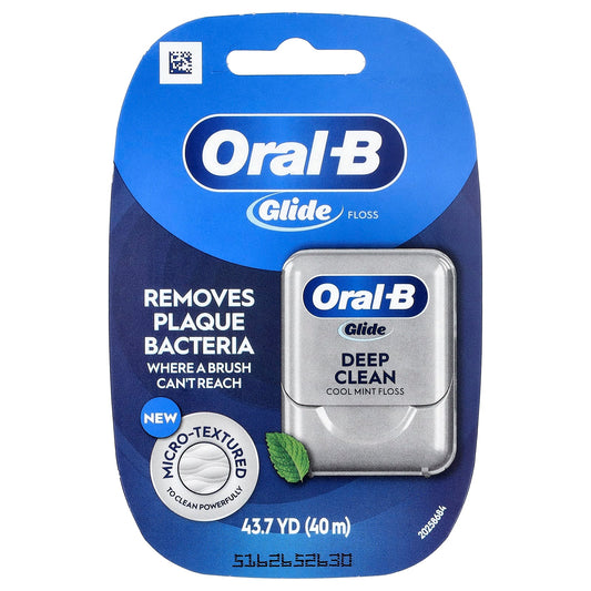 Oral-B Glide Deep Clean Floss, Cool Mint, 40 m (43.7 yd)