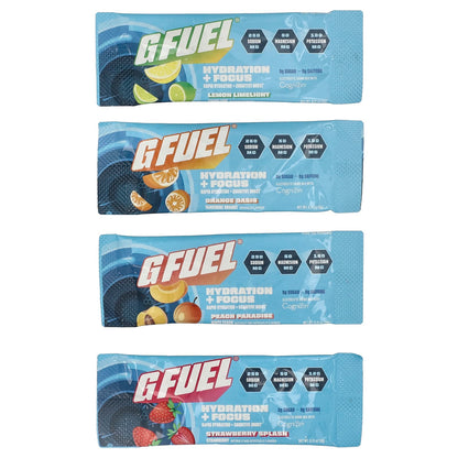 G FUEL Hydration + Focus Electrolyte Mix, Variety Pack, 12 Stick Packs - view 3