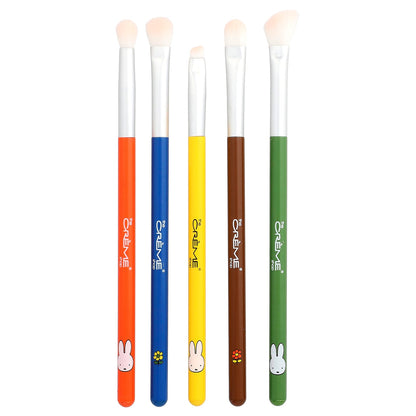 The Creme Shop Miffy Everyday Essentials Eyeshadow Brush Set with Travel Bag