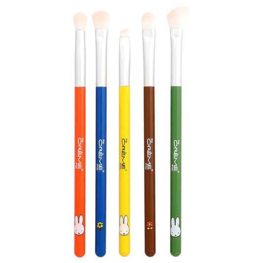 The Creme Shop Miffy Everyday Essentials Eyeshadow Brush Set with Travel Bag