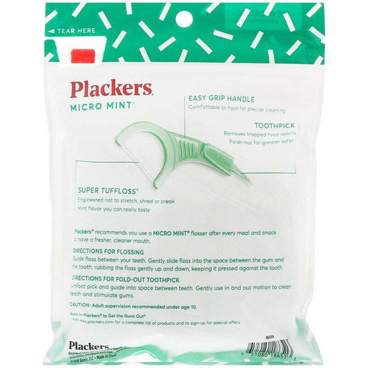 Plackers Micro Mint Dental Flossers 150