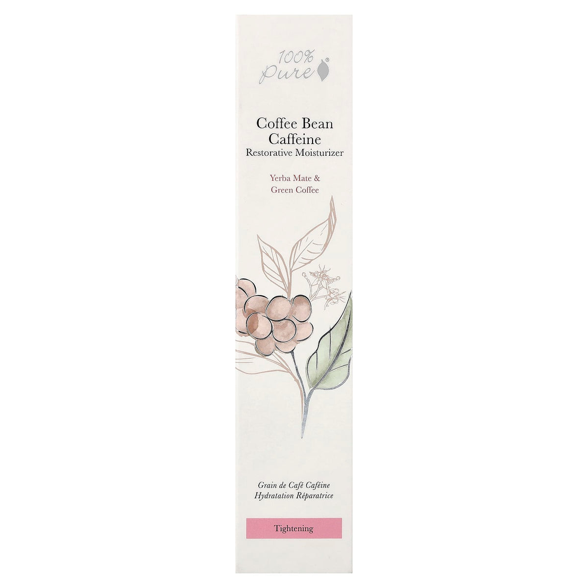 100% Pure Coffee Bean Caffeine Restorative Moisturiser, 1.4 fl oz (40 ml) - view 2