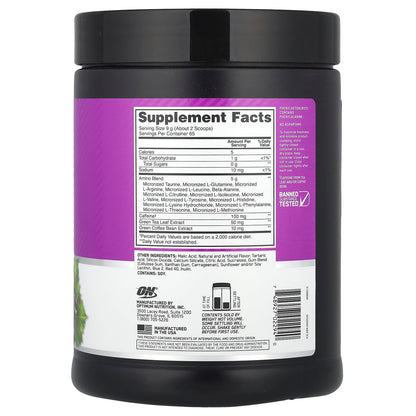 Optimum Nutrition Essential Amin.O. Energy, Concord Grape, 585 g (1.29 lb) - view 2
