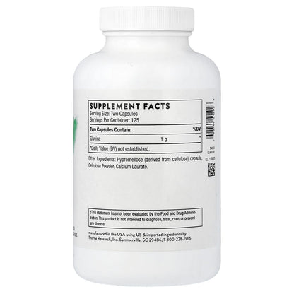 Thorne Glycine, 250 Capsules (500 mg per Capsule) - view 2