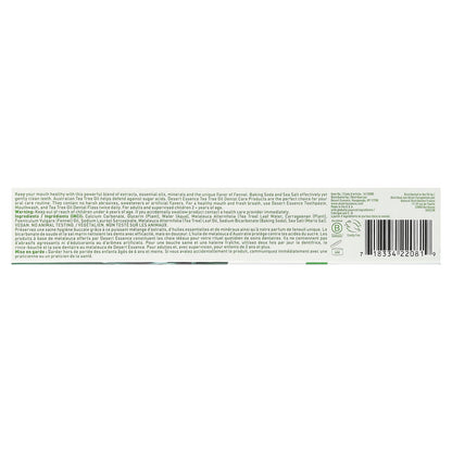Desert Essence Tea Tree Oil Toothpaste, Fennel, 176 g - view 3