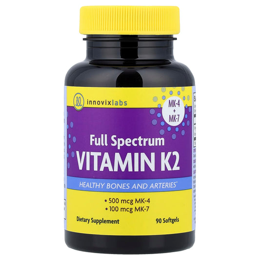 InnovixLabs Vitamin K2 Full Spectrum, 90 Softgels