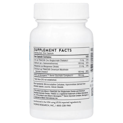 Thorne Trace Minerals, 90 Capsules - view 2