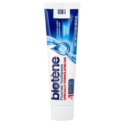 Biotene Fluoride Toothpaste, Fresh Mint, 121.9 g