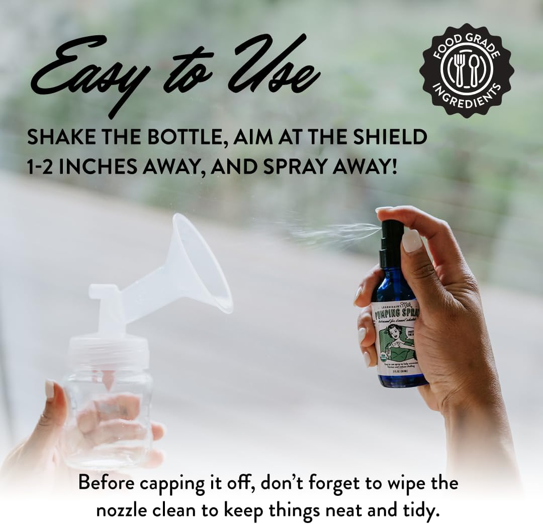 Legendairy Milk Organic Pumping Spray, Lanolin-Free, 4 oz - view 5