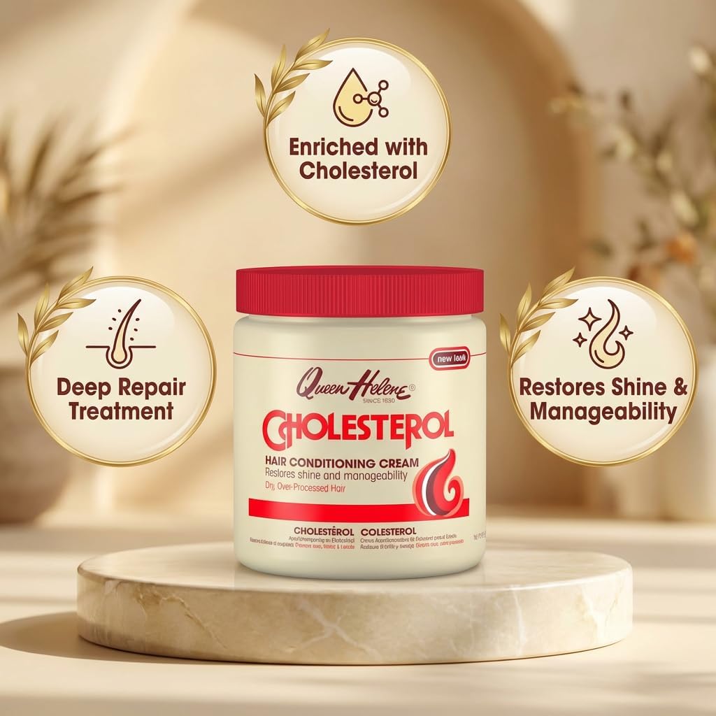 Queen Helene Cholesterol Hair Conditioning Cream 15 oz — alternate product view