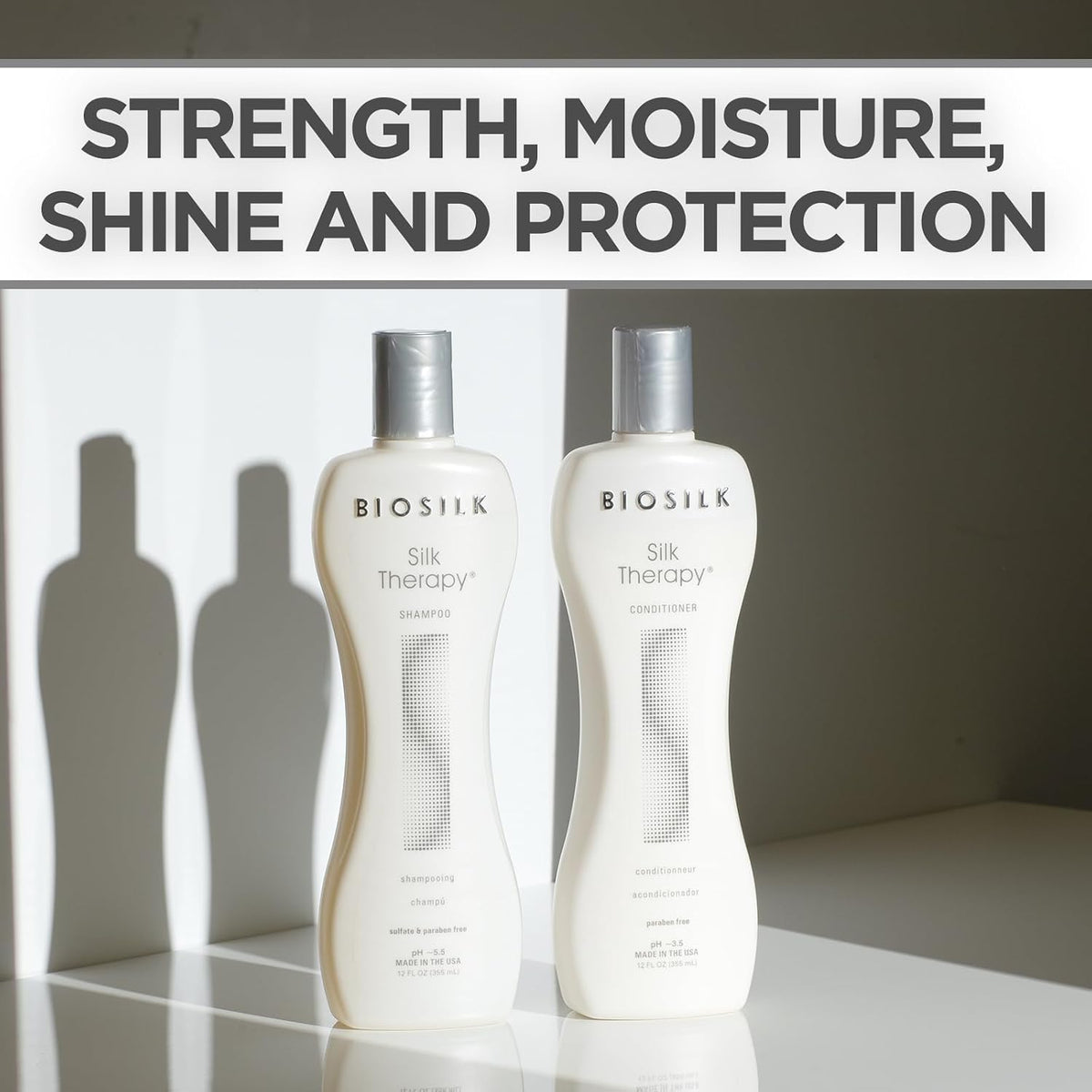 Biosilk Silk Therapy Shampoo and Conditioner Duo Set 12 oz - view 2