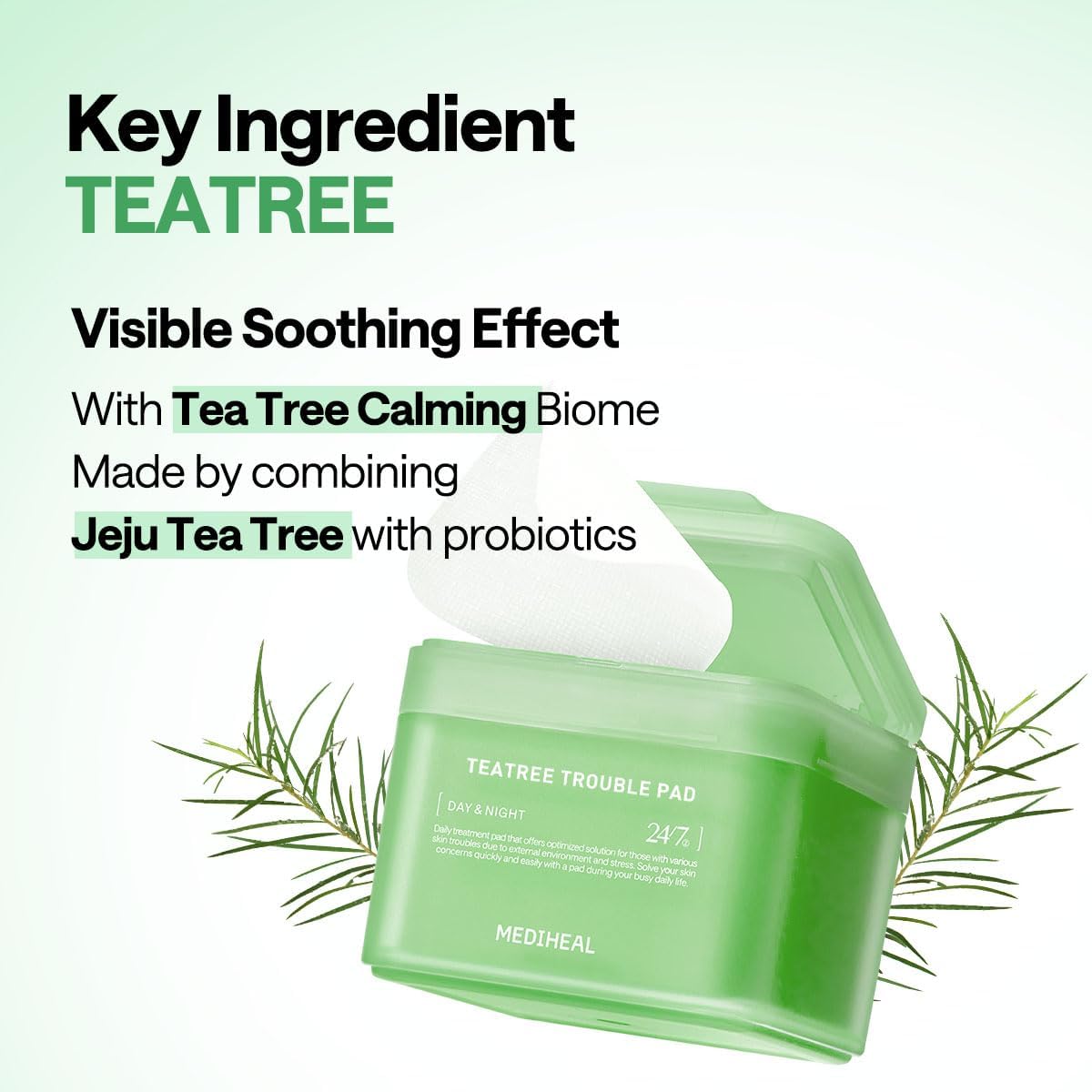 Mediheal Teatree Trouble Toner Pads, 100 Count - view 4
