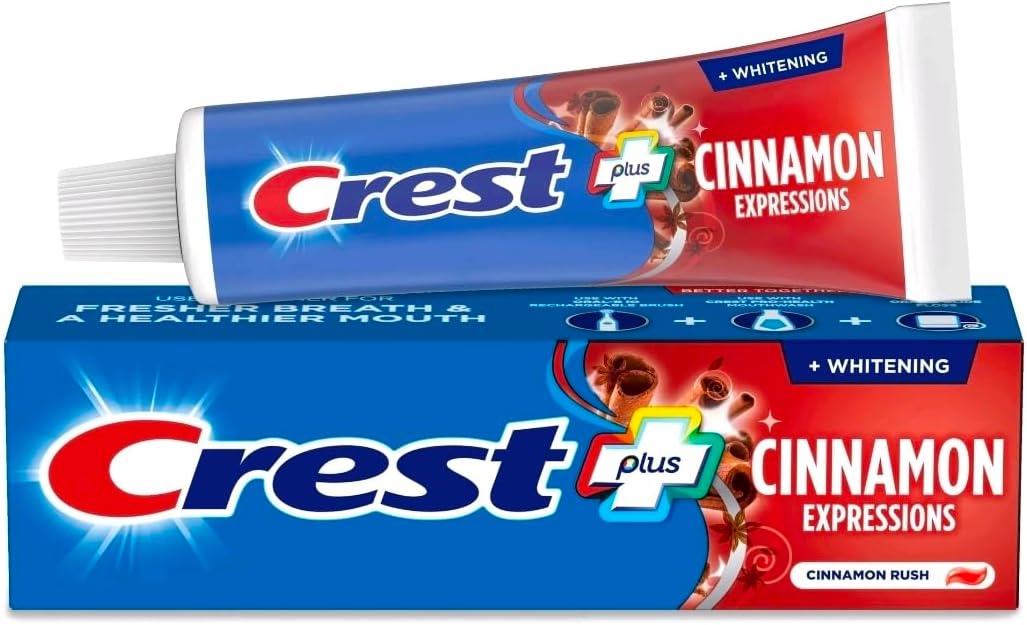 Crest Complete + Whitening Cinnamon Rush Toothpaste, 153 g (5.4 oz), Pack of 2 — alternate product view