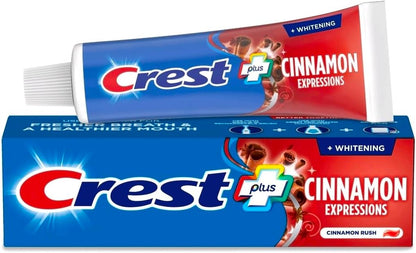Crest Complete + Whitening Cinnamon Rush Toothpaste, 5.4 oz, Pack of 2