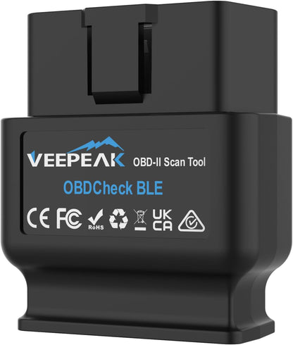 Veepeak OBDCheck BLE Bluetooth OBD II Scanner for iOS and Android