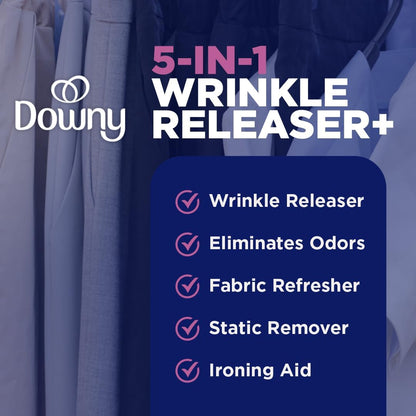 Downy Wrinkle Releaser Plus Light Fresh Scent 1 L (33.8 fl oz), Pack of 2 - view 4