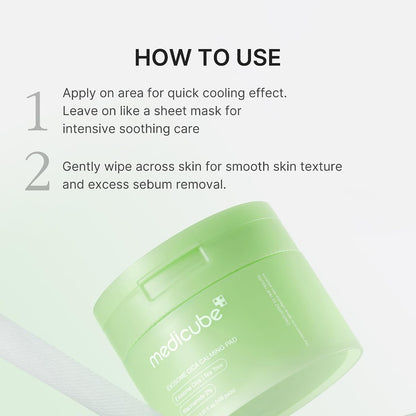 Medicube Exosome Cica Tea Tree Calming Toner Pads, 100 Pads - view 5