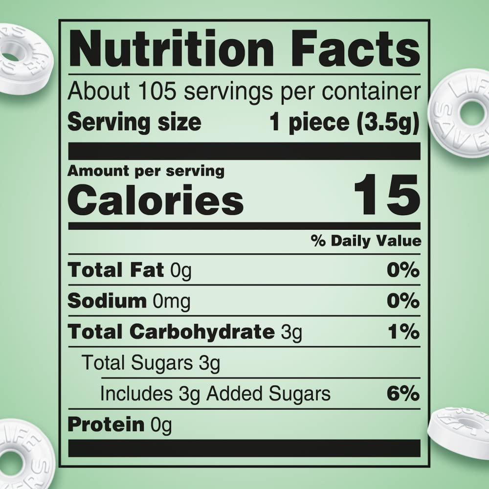 Life Savers Wint-O-Green Hard Mints, Individually Wrapped, 13 oz Bag - view 2