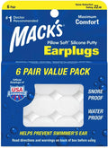 Mack's Pillow Soft Silicone Earplugs, 6 Pairs (12 Count)