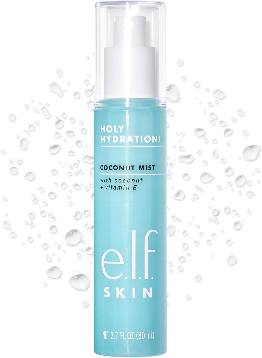 e.l.f. Hydrating Coconut Mist Facial Mist with Vitamin E 80 ml (2.7 fl oz) — product view