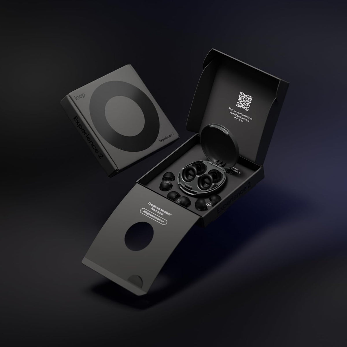 Loop Experience 2 Ear Plugs, Black - view 3