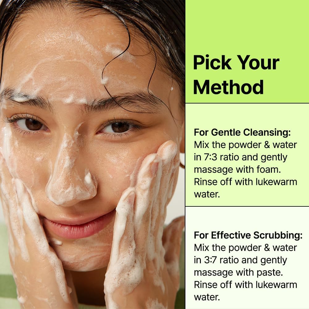 By Wishtrend Green Tea & Enzyme Powder Face Wash 110 g - view 6