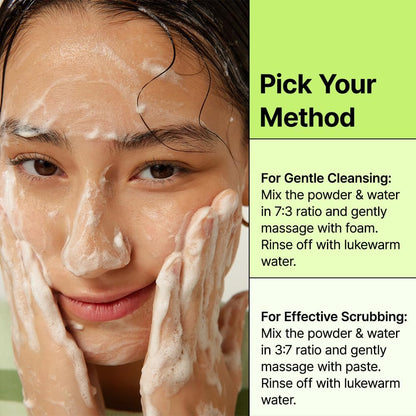 By Wishtrend Green Tea & Enzyme Powder Face Wash 110 g - view 6