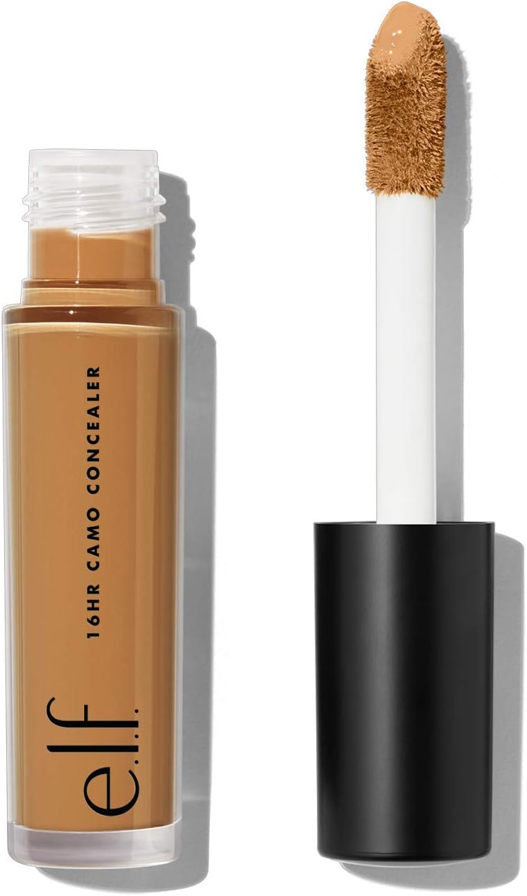 e.l.f. 16HR Camo Concealer - Deep Olive, 0.203 fl oz (6 ml)