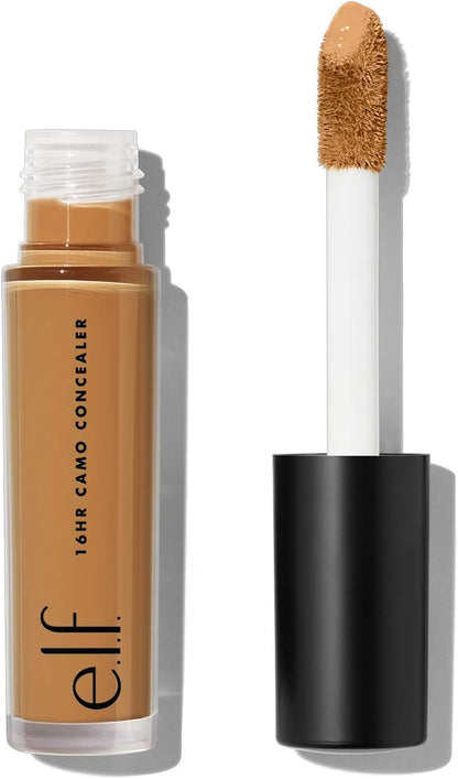 e.l.f. 16HR Camo Concealer - Deep Olive, 0.203 fl oz (6 ml)