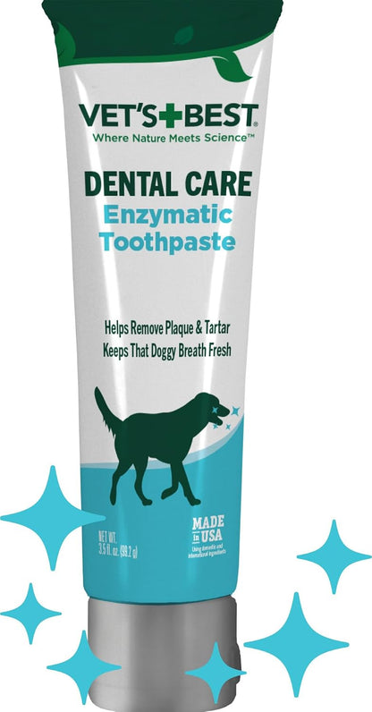 Vet's Best Enzymatic Dog Toothpaste Dental Gel, 3.5 oz