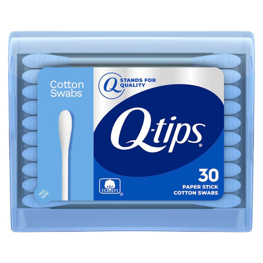 Q-tips Cotton Swabs Travel Pack, 30 Count