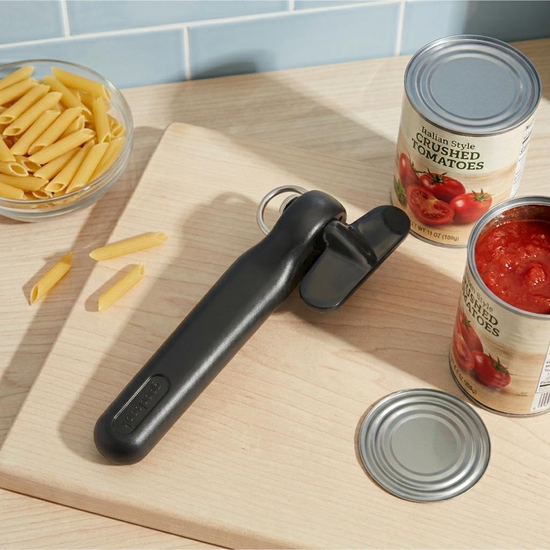 GoodCook Safe-Cut Can Opener with Easy Turn Knob, Black - view 3